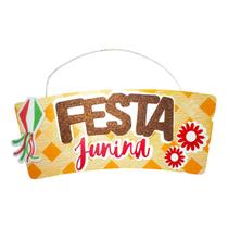 Placa Decorativa Festa Junina MDF