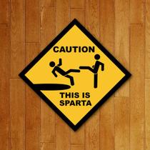 Placa Decorativa Filmes - This Is Sparta 300 Leonidas Placa Decorativa Filmes - This Is Sparta 300 Leonidas