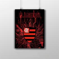 Placa Decorativa Flamengo 20X30Cm Modelo 4