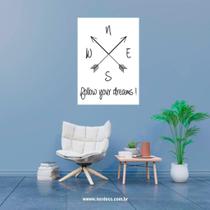 Placa Decorativa Follow your dreams!