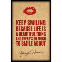 Placa Decorativa - Frase Marilyn - cód 5042