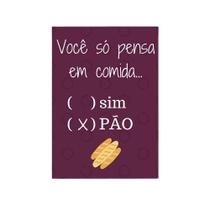 Placa Decorativa Frases Pão