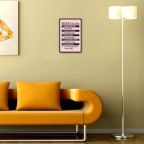 Placa Decorativa - Frases - Regras da Casa - cód. 5358 Placa Decorativa - Frases - Regras da Casa - cód. 5358