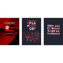 Placa Decorativa Futebol Time Do Flamengo Em 3 Mdf 21 X 29 - placas flamengo