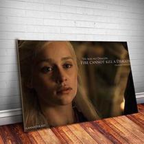 Placa Decorativa Game Of Thrones 26 - Targaryen Mdf 20X30Cm