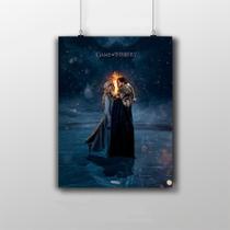 Placa Decorativa Game Of Thrones - Daenerys E Jon Placa Decorativa Game Of Thrones - Daenerys E Jon