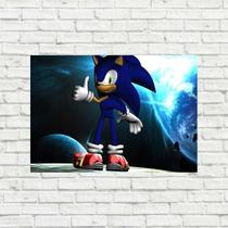 Placa Decorativa Game Sonic - Universe Placa Decorativa Game Sonic - Universe