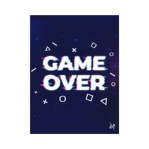 Placa Decorativa Gamer Game Over