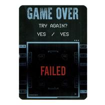Placa Decorativa Gamer Over Zona Criativa 10082613 Placa Decorativa Gamer Over Zona Criativa 10082613