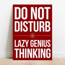 Placa Decorativa Genius