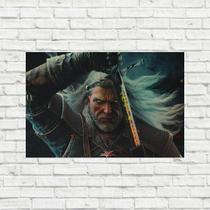 Placa Decorativa Geralt De Rivia - The Witcher Wallpaper Gamer Placa Decorativa Geralt De Rivia - The Witcher Wallpaper Gamer