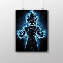 Placa Decorativa Goku Aura Lendário Super Sayajin - Dragon Anime