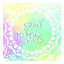 Placa Decorativa Good Vibes Only 30x42cm Placa Decorativa Good Vibes Only 30x42cm