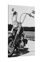 Placa decorativa - harley davidson fat boy preto e branco Placa decorativa - harley davidson fat boy preto e branco