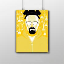 Placa Decorativa Heisenberg Artwork Poster Breaking Bad