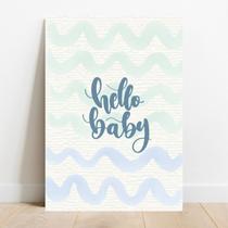 Placa Decorativa Hello Baby Placa Decorativa Hello Baby