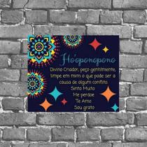 Placa Decorativa Hooponopono 18X27Cm