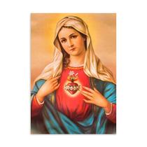 Placa Decorativa Imaculado Coração de Maria 40x60cm Placa Decorativa Imaculado Coração de Maria 40x60cm