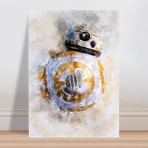 Placa decorativa infantil Filme guerra nas estrelas R2-D2