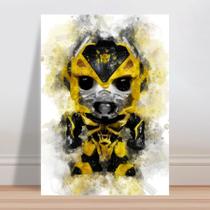 Placa decorativa infantil Filme Transformers Bumblebee