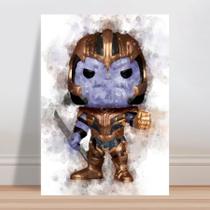 Placa decorativa infantil Filme Vingadores Vilão Thanos