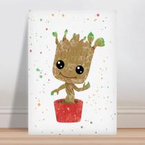 Placa decorativa infantil Groot Guardiões da Galáxia