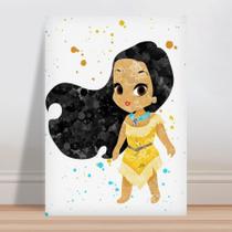 Placa decorativa infantil kids Pocahontas - Wallkids