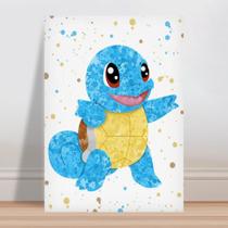Placa decorativa infantil Pokemon Squirtle