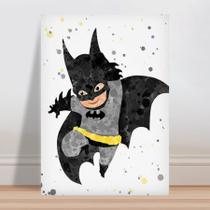 Placa decorativa infantil Super Herói Batman PB - Wallkids
