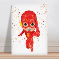 Placa decorativa infantil Super Herói Flash Desenho - Wallkids