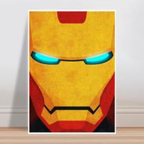 Placa decorativa infantil super herói homem de ferro kids - Wallkids