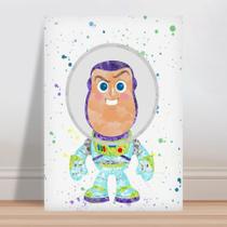 Placa decorativa infantil Toy Story Buzz Lightyear