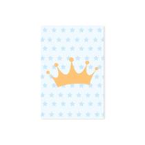 Placa Decorativa Infantil Ursinho Príncipe Coroa 30x40cm Placa Decorativa Infantil Ursinho Príncipe Coroa 30x40cm
