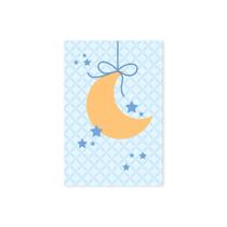 Placa Decorativa Infantil Ursinho Príncipe Lua 20x30cm