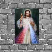 Placa Decorativa Jesus Misericordioso 18X27Cm