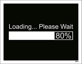 Placa Decorativa - Loading Please Wait 27X35 Placa Decorativa - Loading Please Wait 27X35