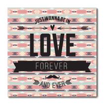 Placa Decorativa - Love - Amor - 0635plmk