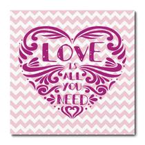 Placa Decorativa - Love - Amor - 1367plmk