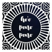 Placa Decorativa Mandala Hoponopono 30x30cm Placa Decorativa Mandala Hoponopono 30x30cm