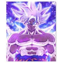 Placa Decorativa Mdf Ambientes 30 Cm X 20 Cm Goku Dbz Dragon