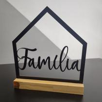 Placa Decorativa Mdf Base Madeira Enfeite Amor Gratidão - LU JPDECORACOES