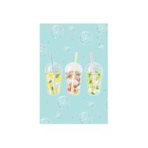 Placa Decorativa MDF Bebidas Tropicais 20x30cm Placa Decorativa MDF Bebidas Tropicais 20x30cm