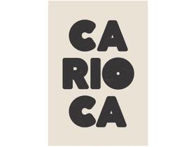 Placa Decorativa MDF Carioca 20x29cm