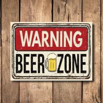 Placa Decorativa MDF Cerveja Beer Zone Placa Decorativa MDF Cerveja Beer Zone