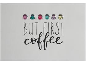 Placa Decorativa MDF Coffee 20x29cm