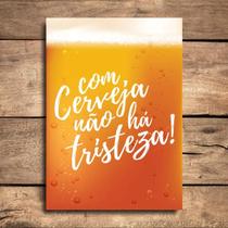 Placa Decorativa MDF Com Cerveja