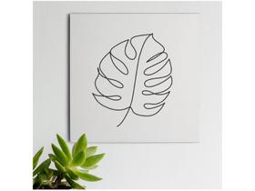 Placa Decorativa MDF Costela Adão BR 20x20cm Placa Decorativa MDF Costela Adão BR 20x20cm