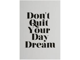 Placa Decorativa MDF Dont Quit 20x29cm - Design Up Living