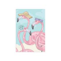Placa Decorativa MDF Flamingo Chapéu 30x40cm Placa Decorativa MDF Flamingo Chapéu 30x40cm