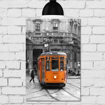 Placa Decorativa MDF Foto Bonde Itália 30x40 Placa Decorativa MDF Foto Bonde Itália 30x40